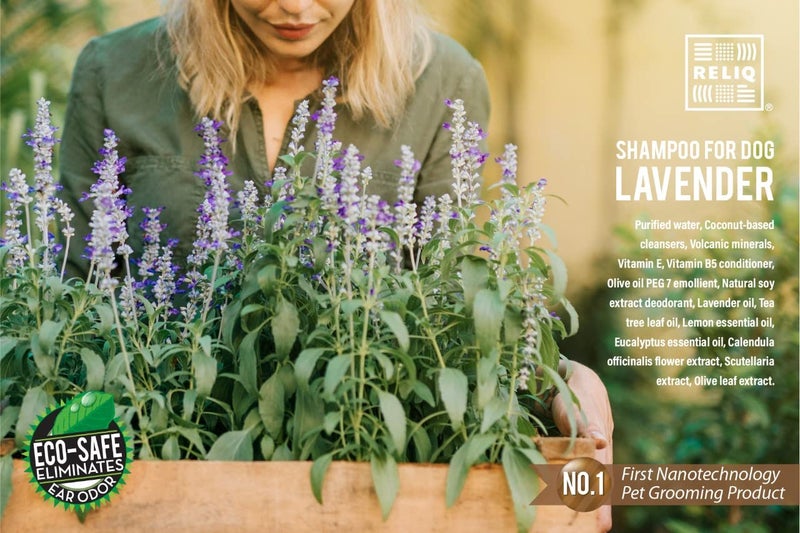 RELIQ Natural Mineral SPA Shampoo Lavender for Dog/Puppy. No soap no Oatmeal Formula. Tear Free and Long Lasting Odor Control. Super Soft and Shiny Coat After wash. - Image 2